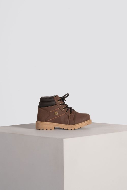 Bota Coturno Infantil Cano Curto Ortobaby Dirk