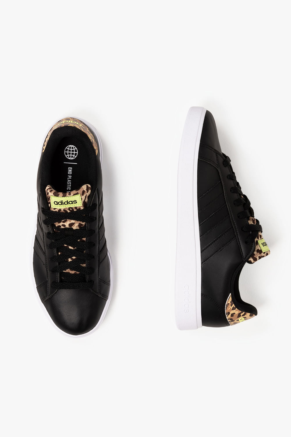 Tênis Adidas Grand Court 2.0 Animal Print Feminino Tênis Adidas Grand Court 2.0 Animal Print Feminino