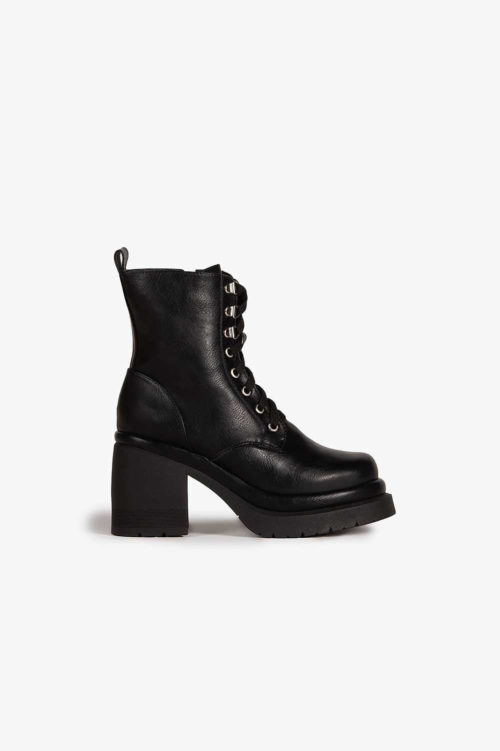 Bota Coturno Feminina Mundial Avalon - PRETO