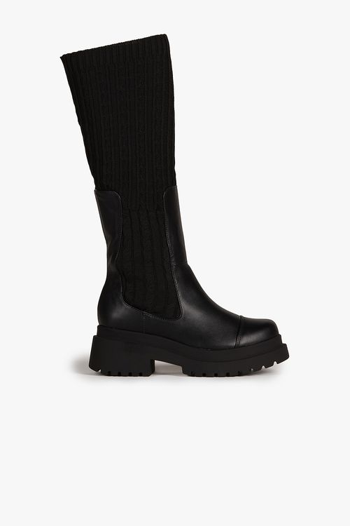 Bota Feminina Chelsea Boot Cano Médio Mundial Zenobia