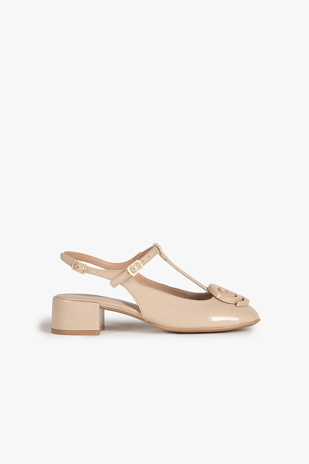 Sapato Feminino Slingback Mundial Seleste - BEGE