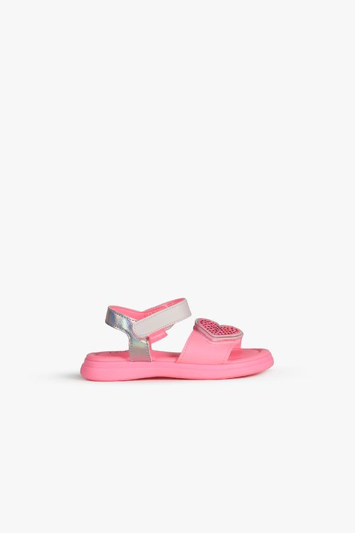 Sandália Baby Infantil Pampili Coração Menina
