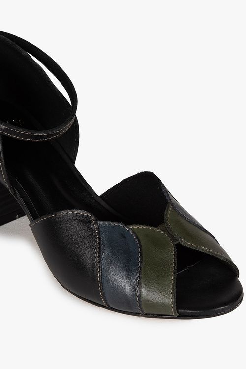 Sandália Feminina Peep Toe Mundial Brunieri