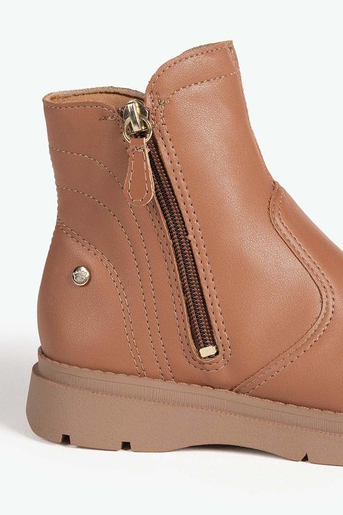 Bota Infantil Tratorada Cano Curto Pink Cats Lucita