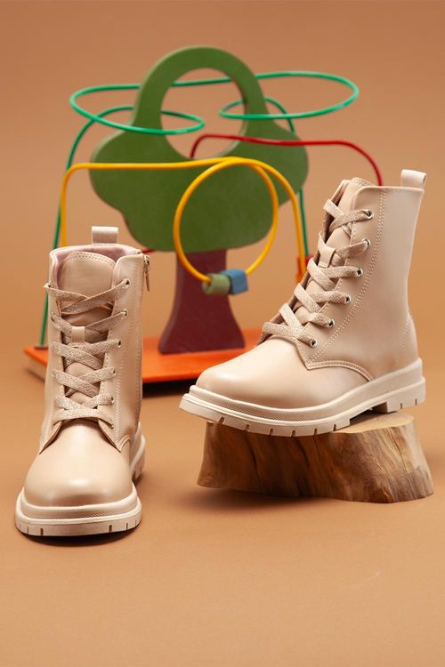 Bota Infantil Coturno Cano Curto Mundial Floryn