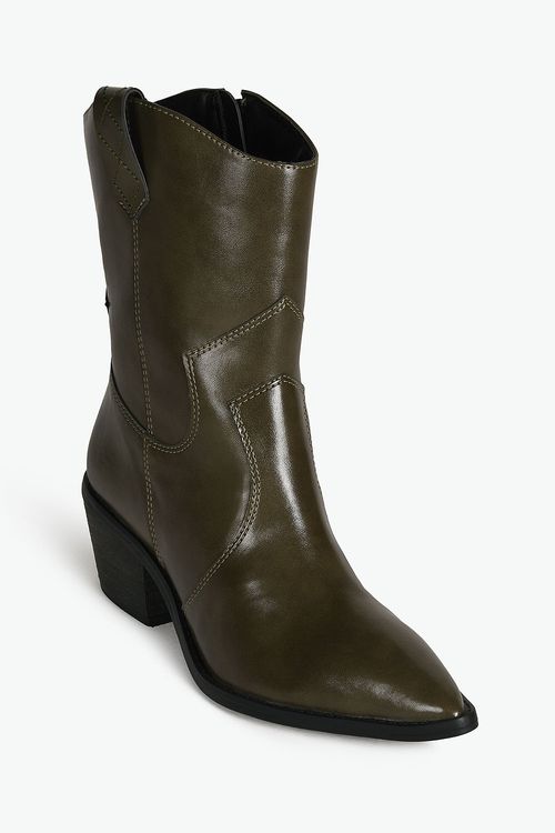 Bota Texana Feminina Cano Curto Mundial Janet