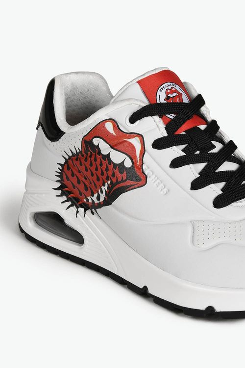 Tênis Skechers Uno Rolling Stones Single Feminino
