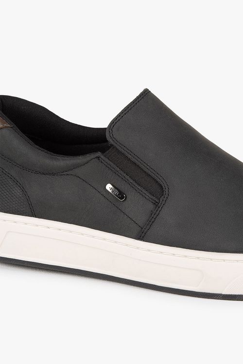 Sapatênis Masculino Ferricelli Couro Slip On