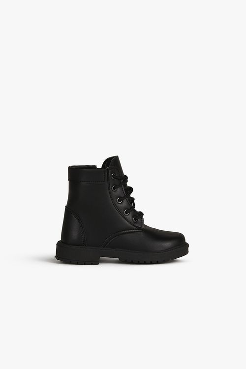 Bota Baby Infantil Coturno Cano Curto Doce Menina Kamilly