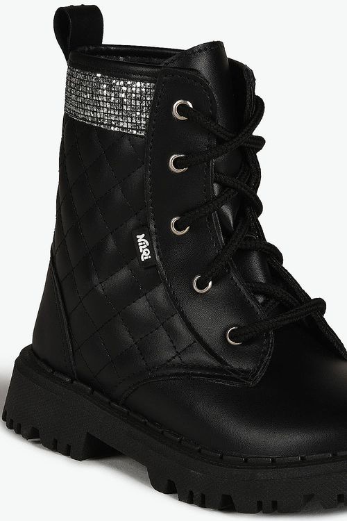Bota Infantil Coturno Cano Curto Nilqi Teen Clara