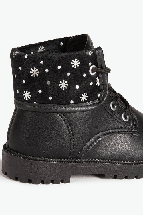 Bota Baby Infantil Coturno Cano Curto Molekinha Glow