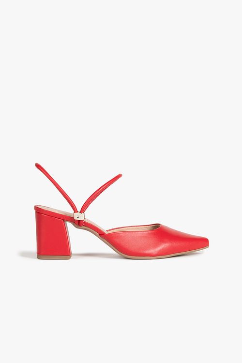 Scarpin Feminino Slingback Salto Médio Mundial Klyvia