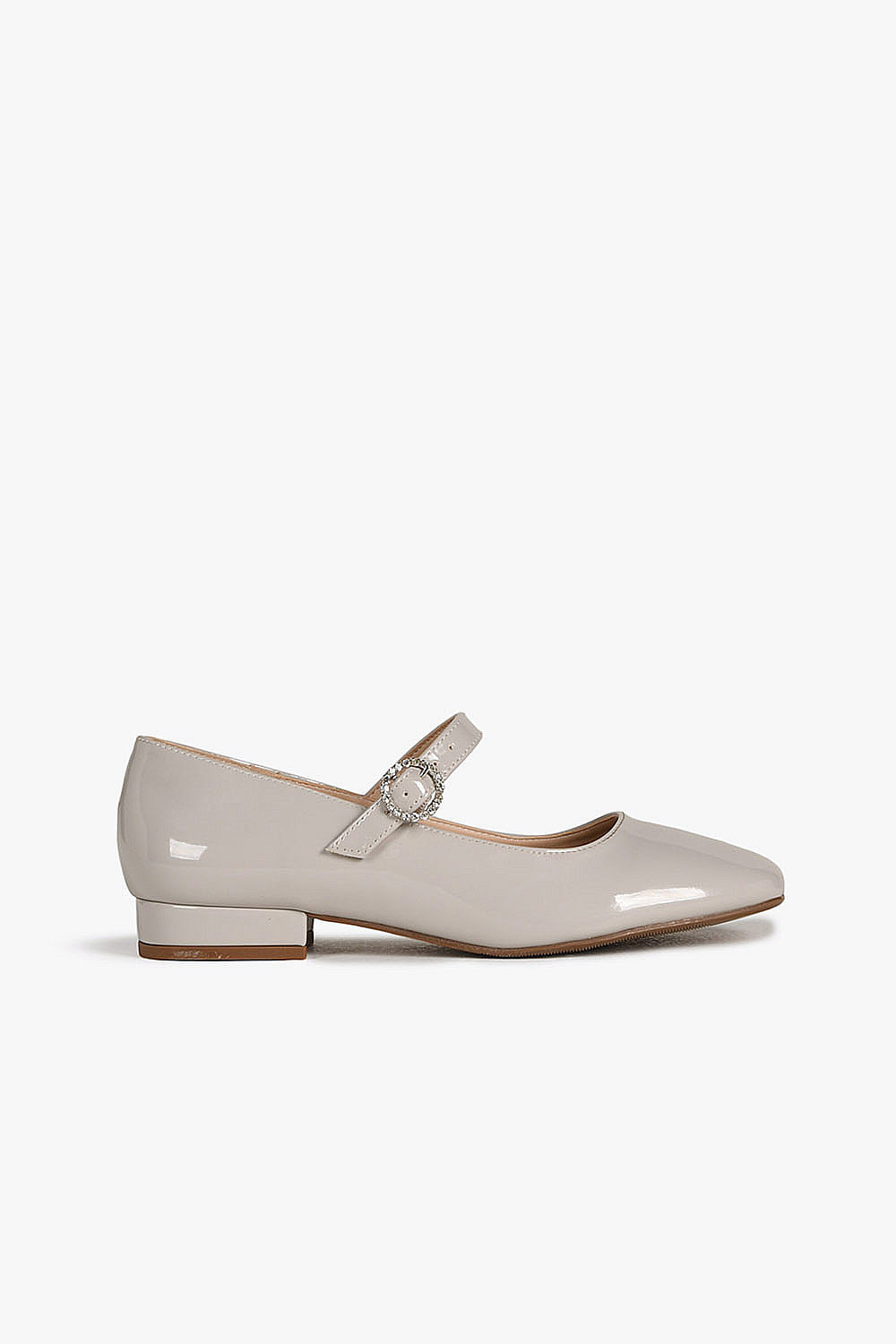 Sapato Feminino De Boneca Mundial Noemia - OFF WHITE