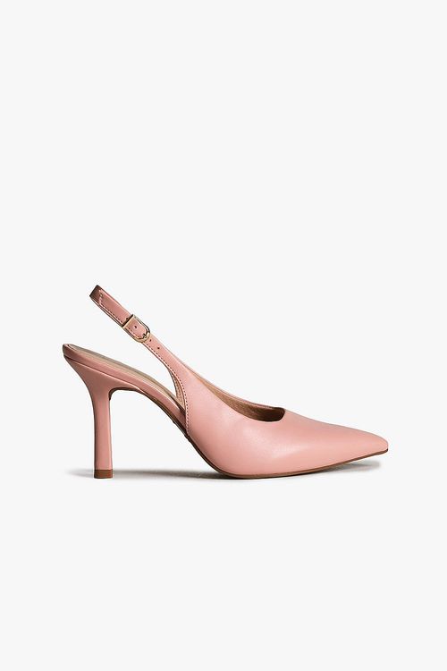 Sapato Feminino Slingback Salto Alto Mundial Sofia