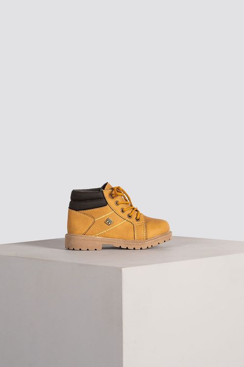 Bota Coturno Infantil Cano Curto Ortobaby Dirk