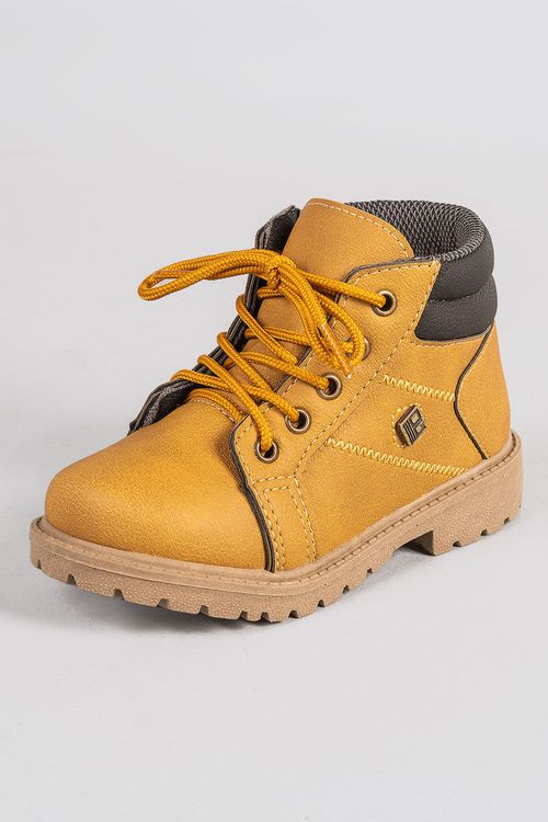 Bota Coturno Infantil Cano Curto Ortobaby Dirk