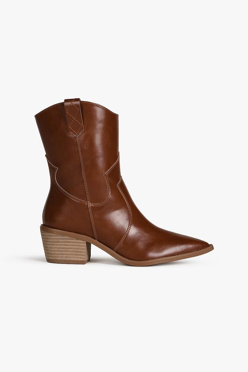 Bota Texana Feminina Cano Curto Mundial Janet