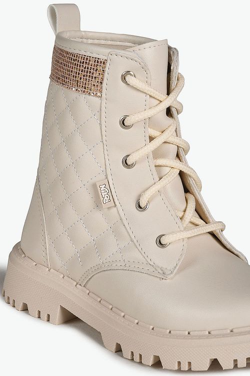 Bota Infantil Coturno Cano Curto Nilqi Teen Clara