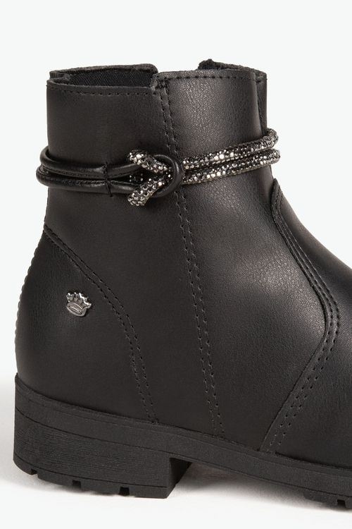 Bota Infantil Tratorada Cano Curto Pink Cats Fairy