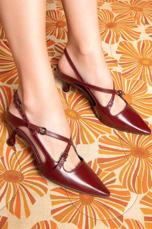 Scarpin Feminino Slingback Mundial Agatha