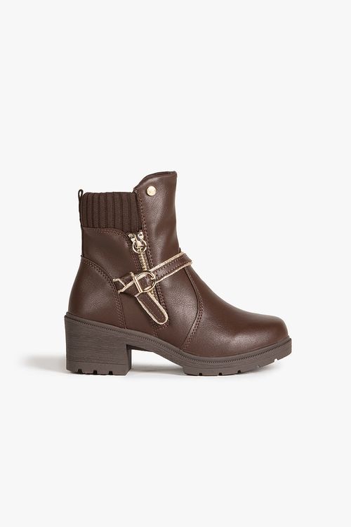 Bota Infantil Tratorada Cano Curto Pink Cats Vayla