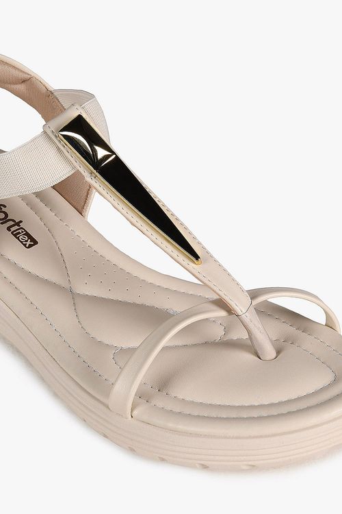 Sandália Feminina Papete Comfortflex Kemilly