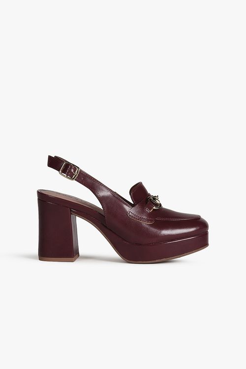 Sapato Feminino Slingback Salto Alto Mundial Hana