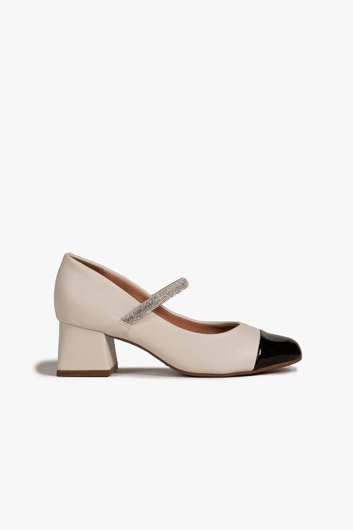 Sapato Feminino De Boneca Salto Médio Vizzano Briana