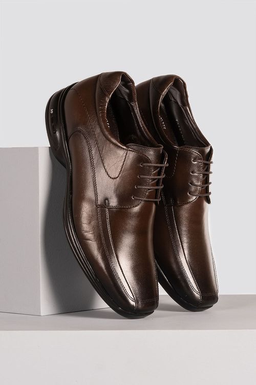 Sapato Masculino Vision 3D Jota Pe Couro