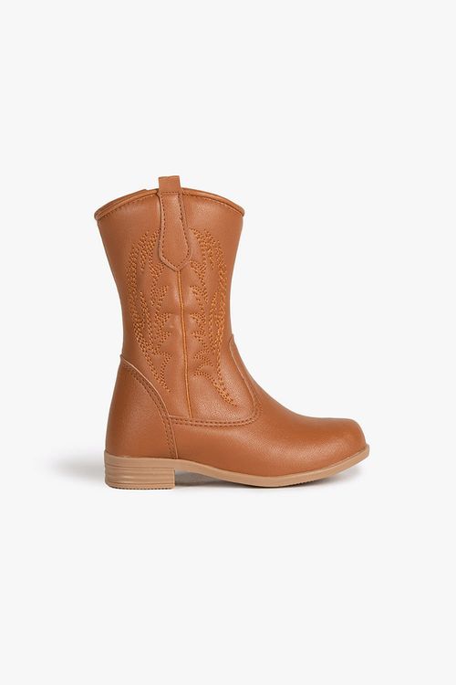 Bota Baby Infantil Texana Cano Média Bella Nina Tex