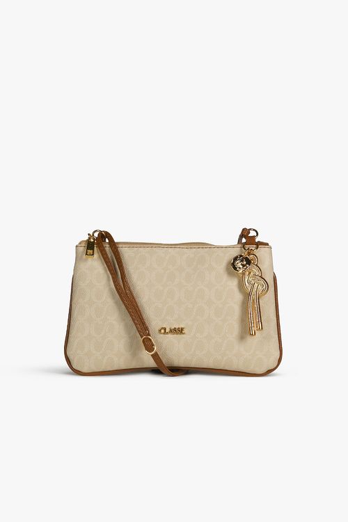 Bolsa Pequena Transversal Feminina Classe Canvas