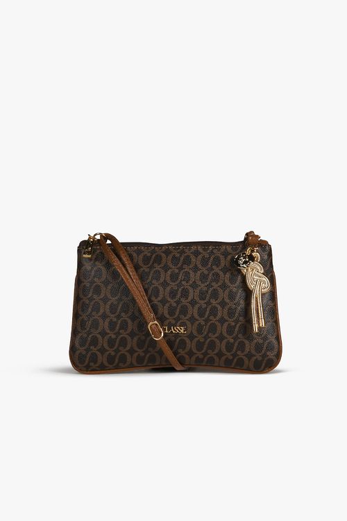 Bolsa Pequena Transversal Feminina Classe Canvas
