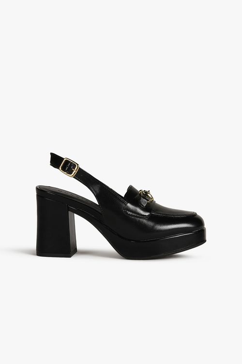 Sapato Feminino Slingback Salto Alto Mundial Hana