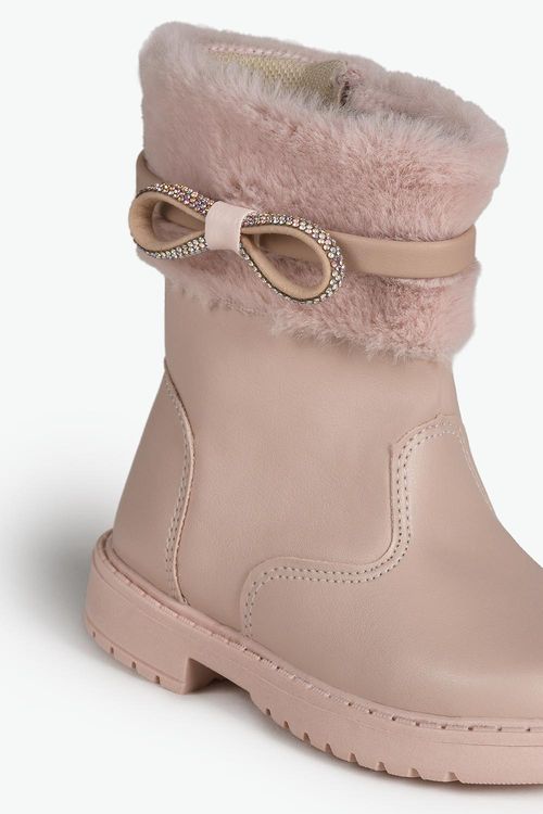 Bota Baby Infantil Cano Curto Doce Menina Aurora