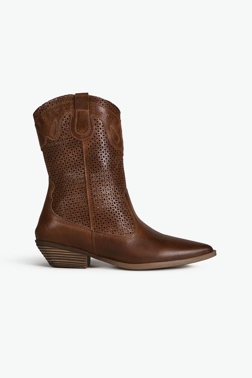 Bota Texana Feminina Cano Curto Mundial Louisa
