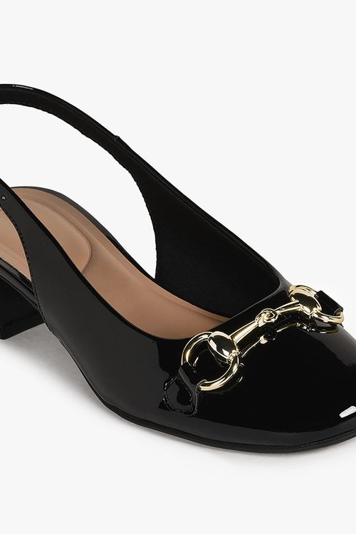 Sapato Feminino Slingback Salto Médio Mundial Katarina