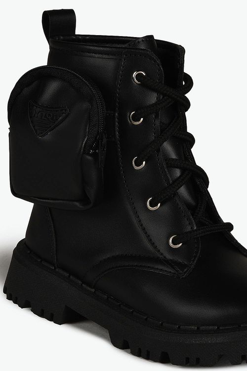 Bota Infantil Coturno Cano Curto Nilqi Teen Nina