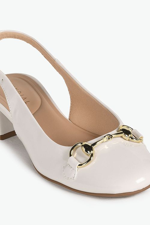 Sapato Feminino Slingback Salto Médio Mundial Katarina