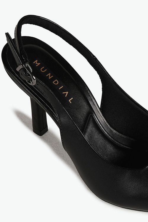 Sapato Feminino Slingback Salto Alto Mundial Sofia