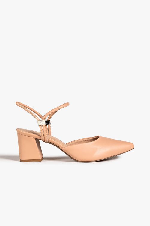 Scarpin Feminino Slingback Salto Médio Mundial Klyvia