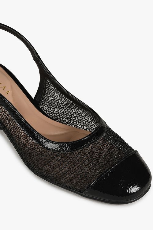 Sapato Feminino Slingback Salto Baixo Mundial Ludmila