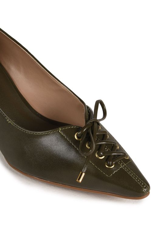 Scarpin Feminino Salto Baixo Mundial Elisabeth
