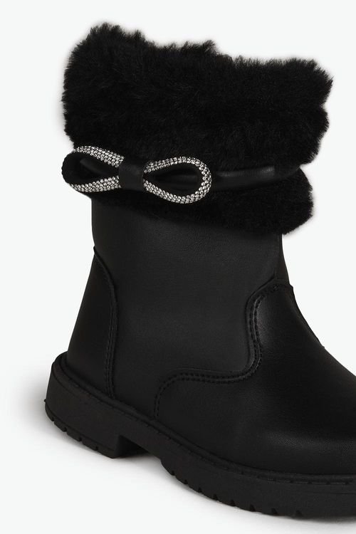 Bota Baby Infantil Cano Curto Doce Menina Aurora