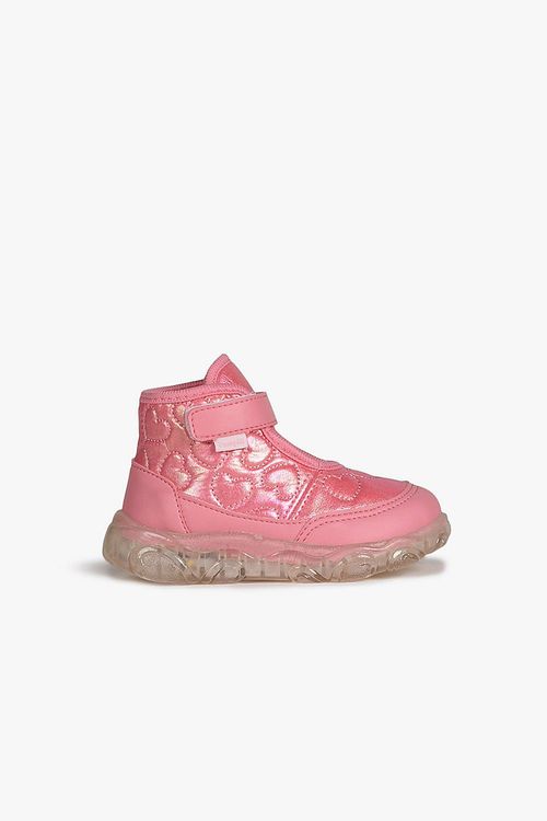 Tênis Infantil Cano Alto Pampili Jessy de Led