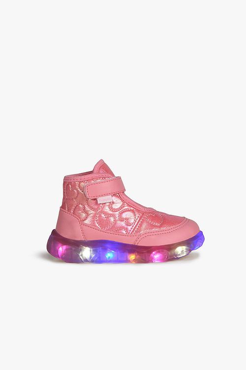 Tênis Infantil Cano Alto Pampili Jessy de Led