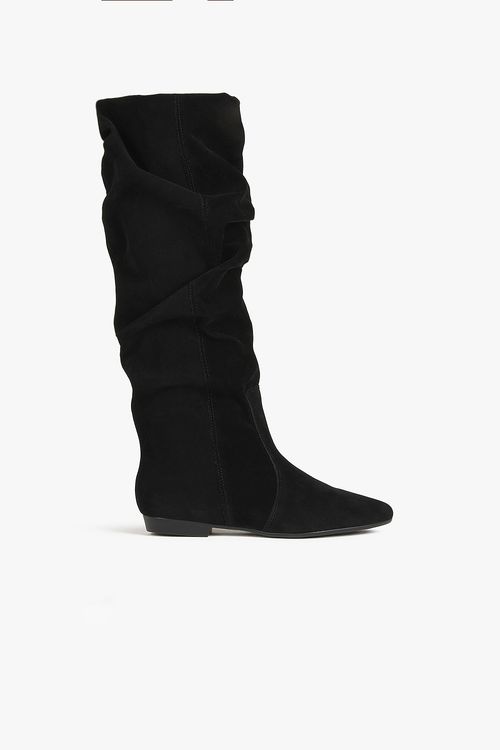 Bota Camurça Feminina Slouch Mundial Lilian