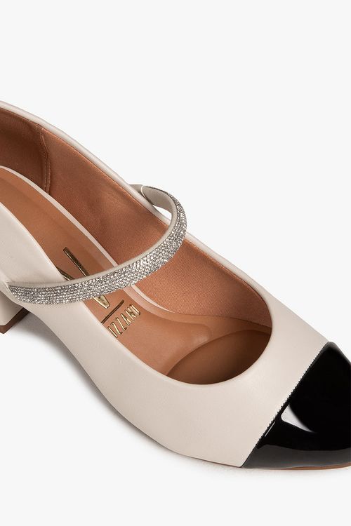 Sapato Feminino De Boneca Salto Médio Vizzano Briana