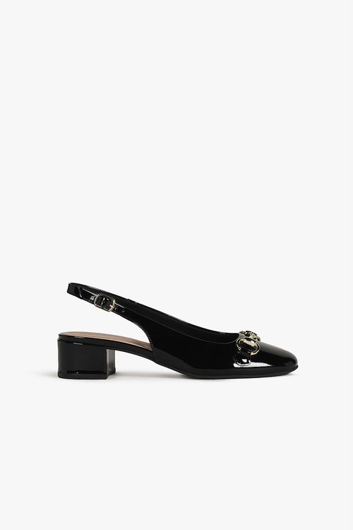Sapato Feminino Slingback Salto Médio Mundial Katarina