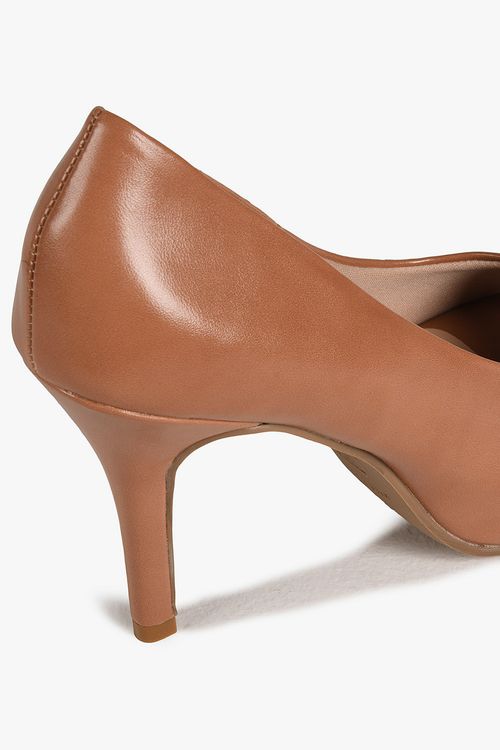 Sapato Feminino Peep Toe Salto Alto Mundial Luiza