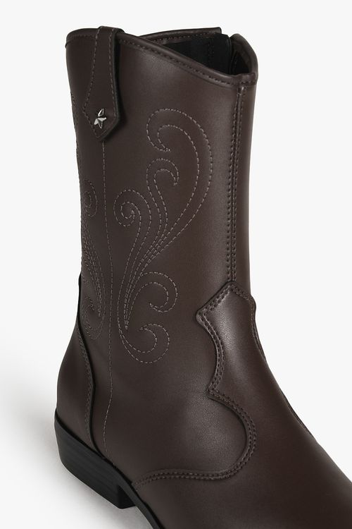 Bota Infantil Texana Cano Médio Molekinha Jaddy